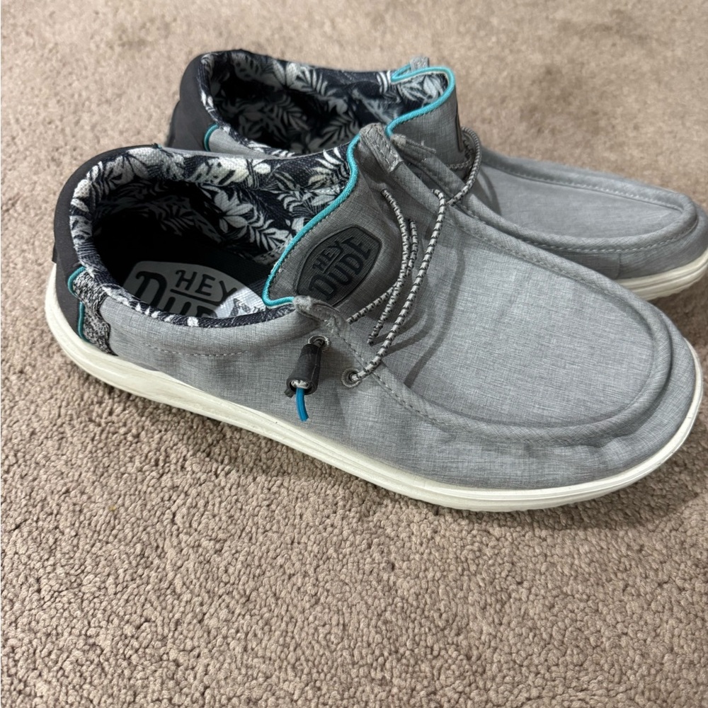 Hey Dude Light Gray Slip-On Shoes